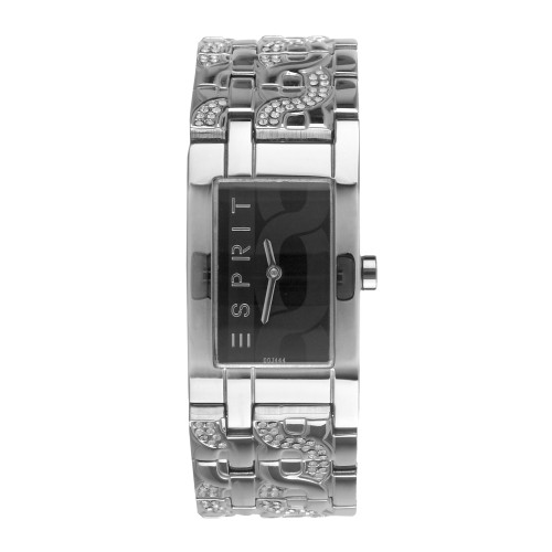Women Twist Black Houston Silver Watches