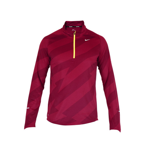 Men Running Maroon Sweatshirt
