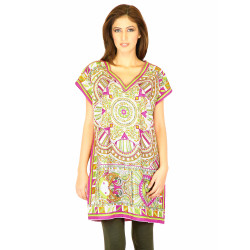 W Women Printed White Kurtas W Women Printed White Kurtas