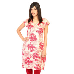 W Women Printed Cream Kurtas W Women Printed Cream Kurtas