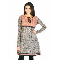 Earth Women Aug Bagru Red Kurtas Earth Women Aug Bagru Red Kurtas