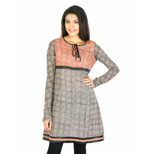 Earth Women Aug Bagru Red Kurtas