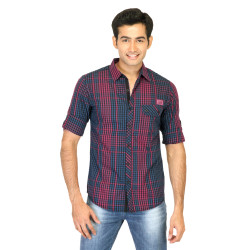 Men Check Red Shirts Men Check Red Shirts