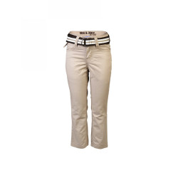 Kids Solid Beige Trousers
