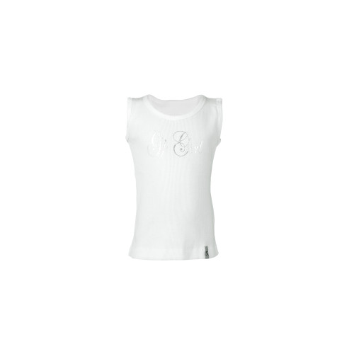 Kids Girls Printed White Tops