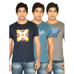 Pack of 3 Printed T-shirts