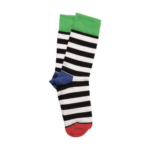 Colors of Benetton Men Stripes Green Socks