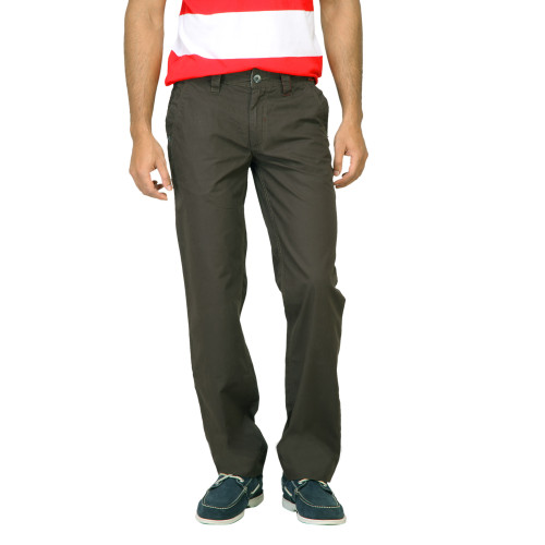 Basics Men Olive Trousers