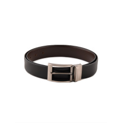 New Hide Men Solid Black Belts