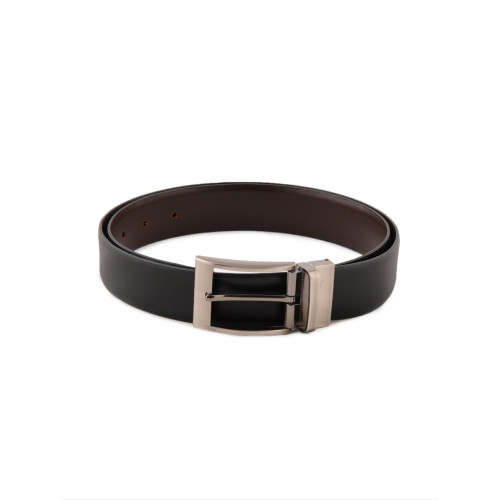 New Hide Men Solid Black Belts