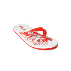 Men Summer Fun White Flip Flops