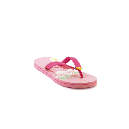 Bros Kids Girls TW Love flops Pink Slippers