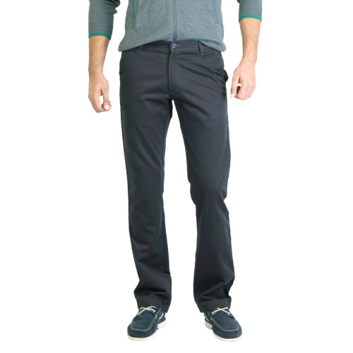 Men Solid Black Trouser
