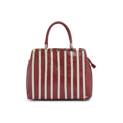Perros Women Solid Red Handbag