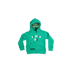 Kids-Boys Be Born Green Sweatshirt Kids-Boys Be Born Green Sweatshirt