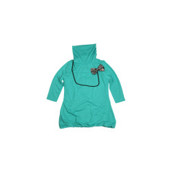 Kids Girls Ballon Green Top