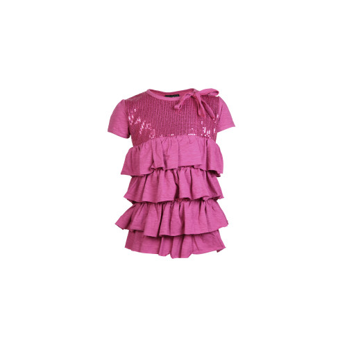Kids Girls Magenta Layer Top