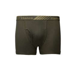 Men Grey Retro Boxer Trunks