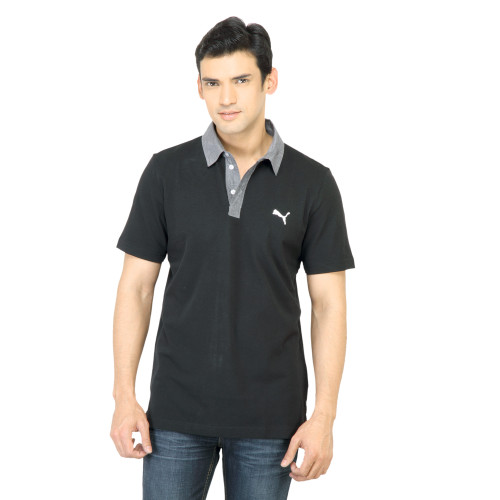 Men Generation Black Polo Tshirt