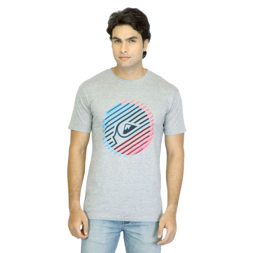 Men Basic Grey T-shirt