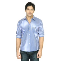 Men Multi Blue Shirt
