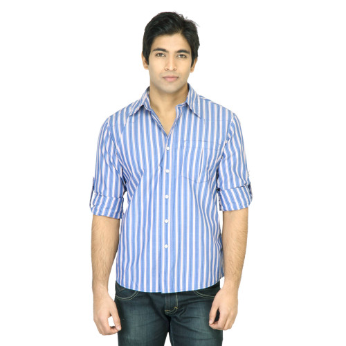 Men Multi Blue Shirt