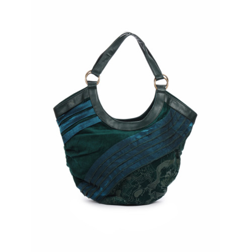 Women Flare Hoor Green Handbag