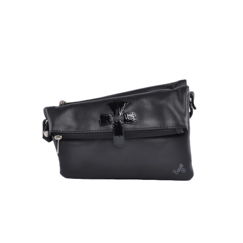 Women Angel Rosy Black Mobile Pouch