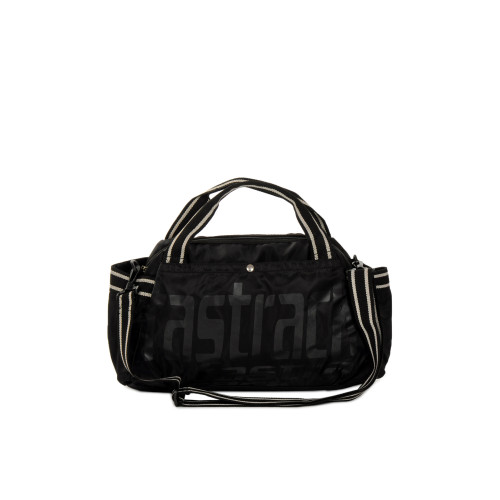 Women Polyester Black Sling Bag