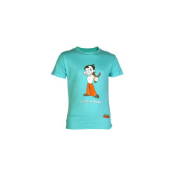 Chhota Bheem Kids-Boys Printed Pale Blue Tshirt Chhota Bheem Kids-Boys Printed Pale Blue Tshirt