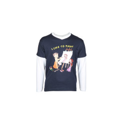 Chhota Bheem Kids Boys I Like to Paint Navy Blue T-shirt Chhota Bheem Kids Boys I Like to Paint Navy Blue T-shirt