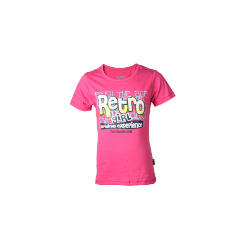 Kids Girls Pink Retro Top