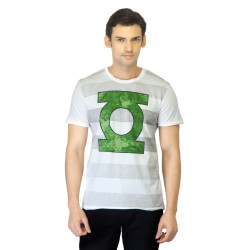 DC Comics Men White Printed T-shirt