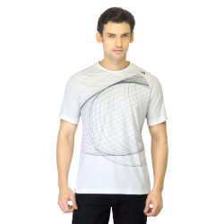 Men White Printed T-shirt Men White Printed T-shirt