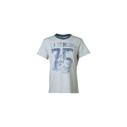 Colors of Benetton Kids Boys Grey Printed T-shirt