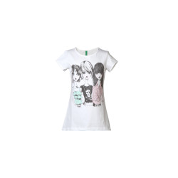 Colors of Benetton Kids Girls White Top Colors of Benetton Kids Girls White Top