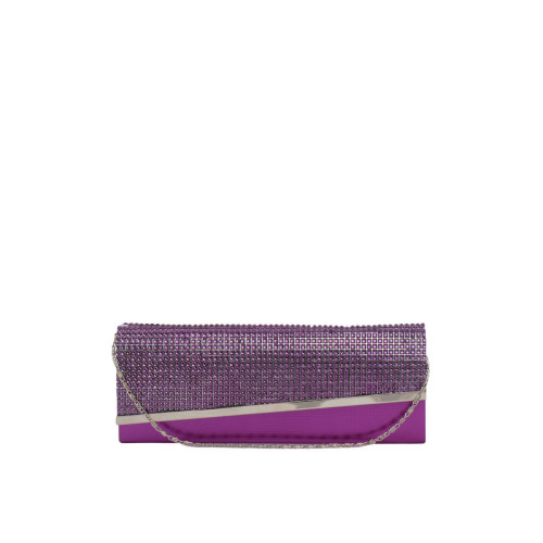 Perros Women Gems Purple Clutch
