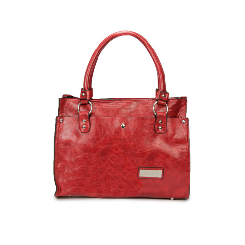 Perros Women Leatherette Red Handbag