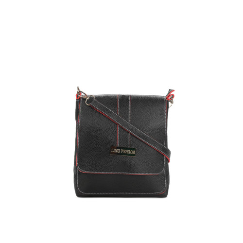 Perros Women Black Handbag