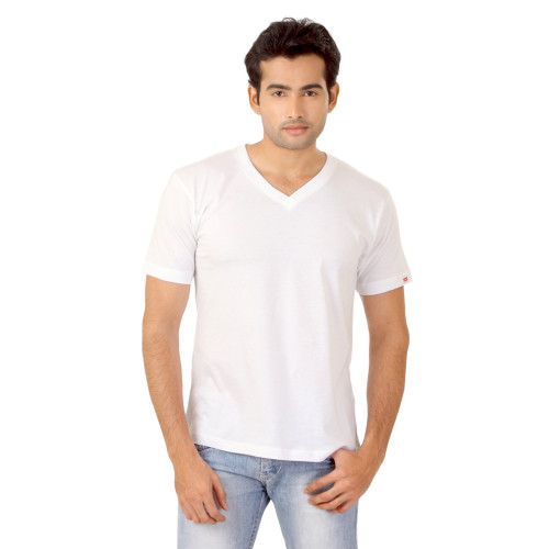 Men White Innerwear T-shirt