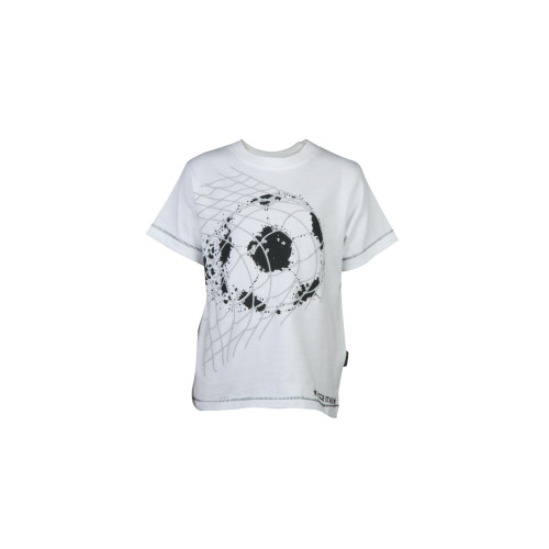 Kids Boys Soccer White T-Shirt
