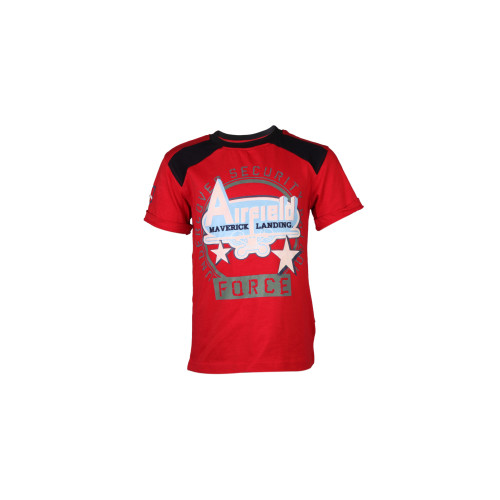 Kids Boys Airfeild Red T-Shirt