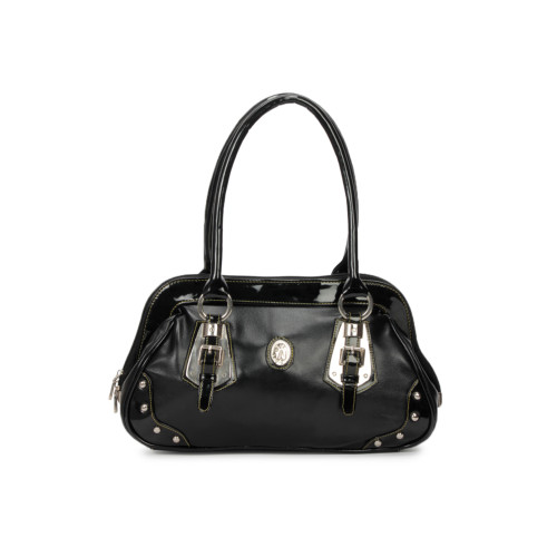 Art Women Leatherette Black Handbag