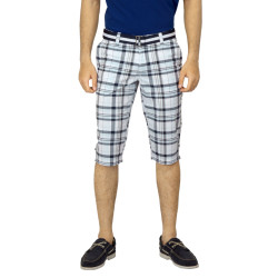 Men Check Navy Blue Shorts Men Check Navy Blue Shorts