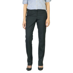 For Her Women Striped Black Trousers For Her Women Striped Black Trousers