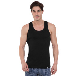 24 x 7 Men Black Innerwear Vest 9922 24 x 7 Men Black Innerwear Vest 9922