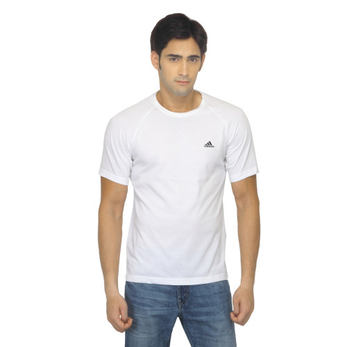 Men Aess Crew White T-shirt