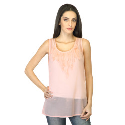Colors of Benetton Women Peach Top Colors of Benetton Women Peach Top