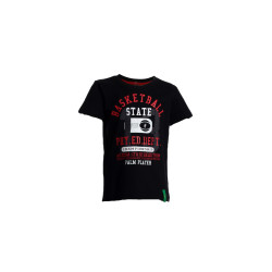 Boys Printed Black T-shirt Boys Printed Black T-shirt