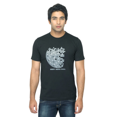 Mark Taylor Men Printed Black T-shirt
